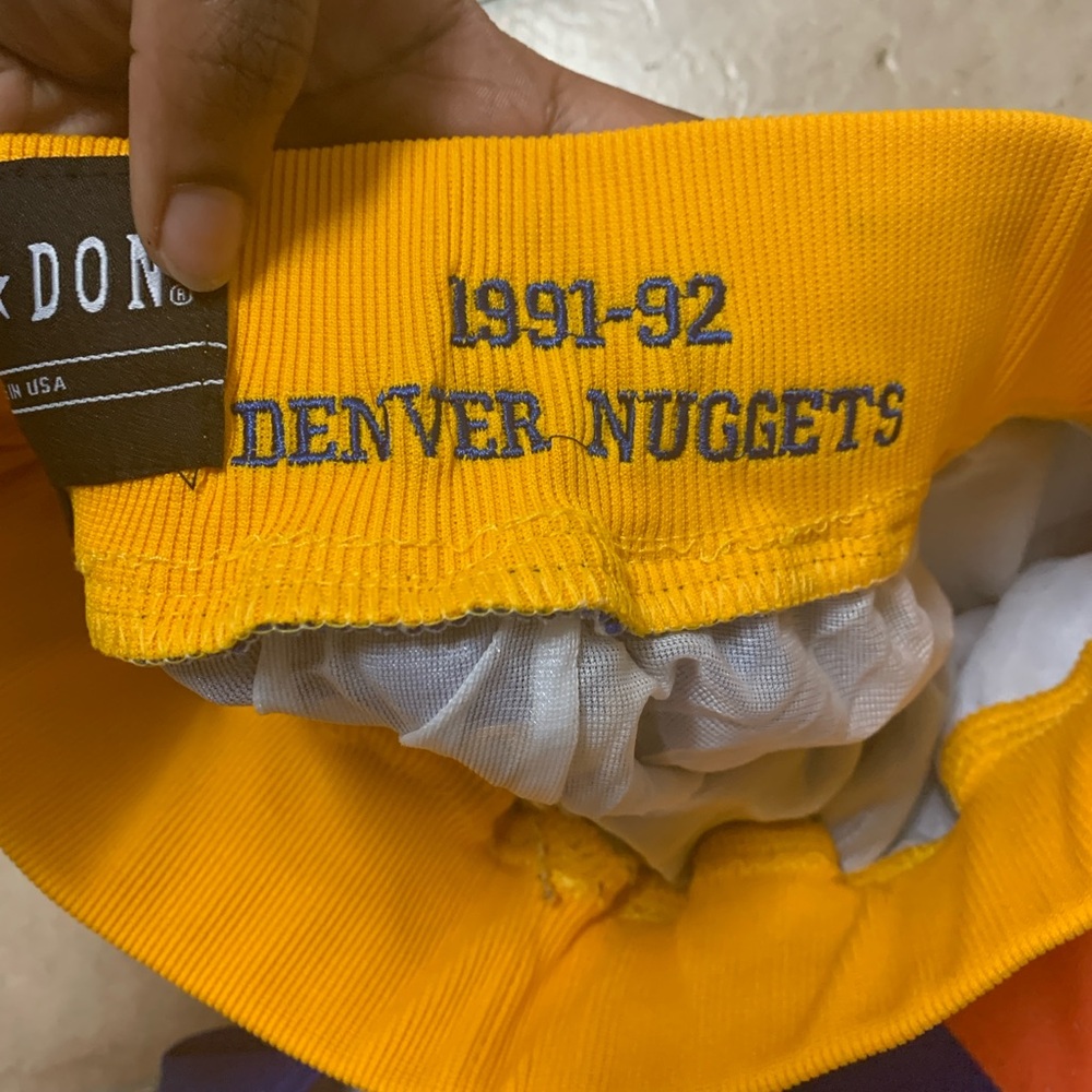 Brand New NBA Denver Nuggets Embroidered Shorts - Picture 3 of 3